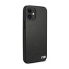 BMW Smooth PU Leather - Hülle für iPhone 12 mini (Schwarz)