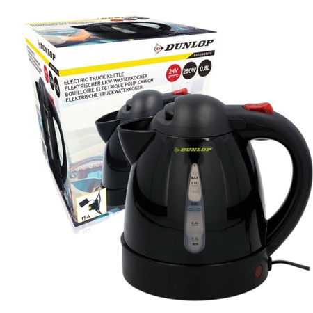 Dunlop - Car Kettle for Bus/Truck 0.8 L 24V 250W (Black)