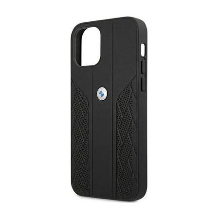 BMW Leather Curve Perforate - iPhone 12 mini Case (black)