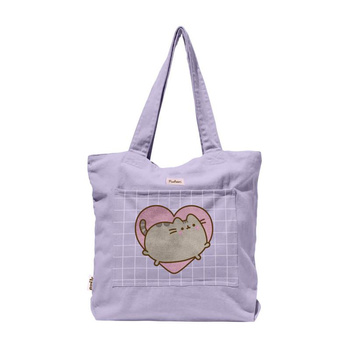 Pusheen - Cotton shoulder bag from the Moments collection (37 x 41 cm)