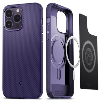 Spigen Mag Armor - Case for iPhone 14 Pro (purple)