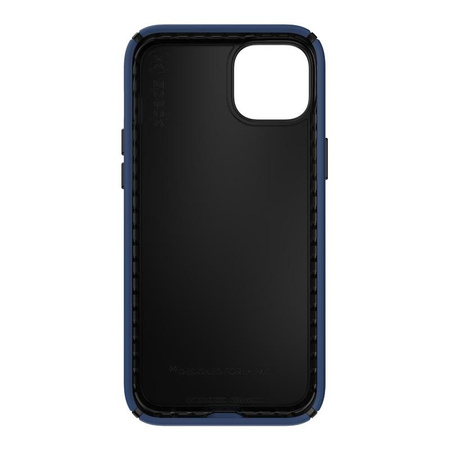 Speck Presidio2 Pro - Antibacterial iPhone 15 Plus / 14 Plus Case (Coastal Blue / Black / White)