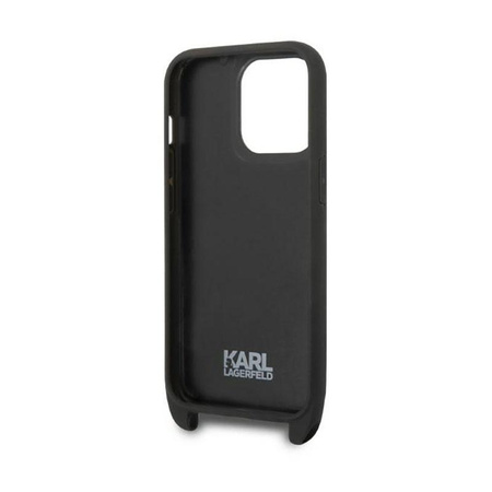 Karl Lagerfeld NFT Monogram Ikonik Patch - iPhone 14 Pro Case (black)