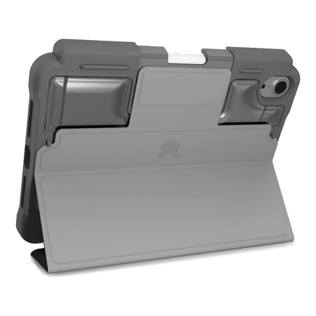 STM Dux Plus - Rugged Case for iPad mini 7 (2024) / mini 6 (2021) MIL-STD-810G with Apple Pencil Holder (Black)