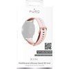 PURO ICON Multibrand Wristband – Uniwersalny pasek smartwatch 20 mm (S/M & M/L) (piaskowy róż)