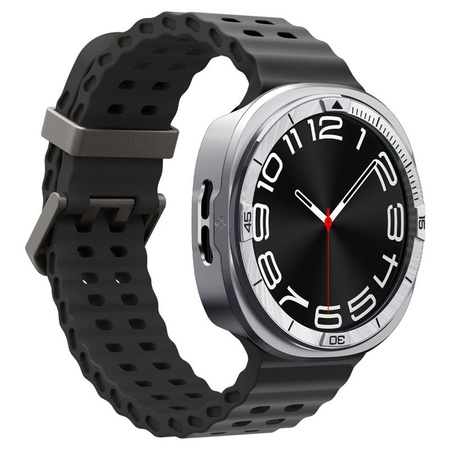 Spigen Bezel Tune Pro Pilot – Pouzdro / Ochranný kroužek pro Samsung Galaxy Watch 8 44 mm (Stříbrná)