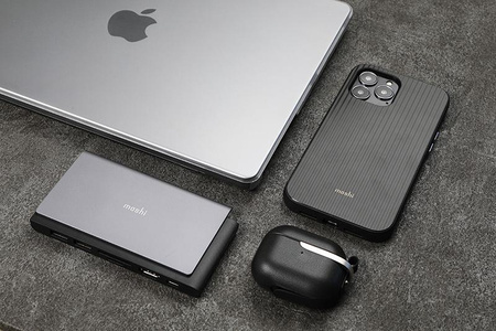 Moshi iGlaze keményhéj tok - MacBook Pro 14" (M4/M3/M2/M1/2024-2021) (Stealth Clear)