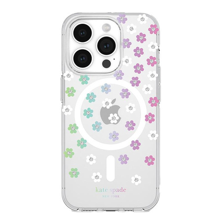 Kate Spade New York Schutzhülle MagSafe - iPhone 15 Pro (verstreute Blumen)
