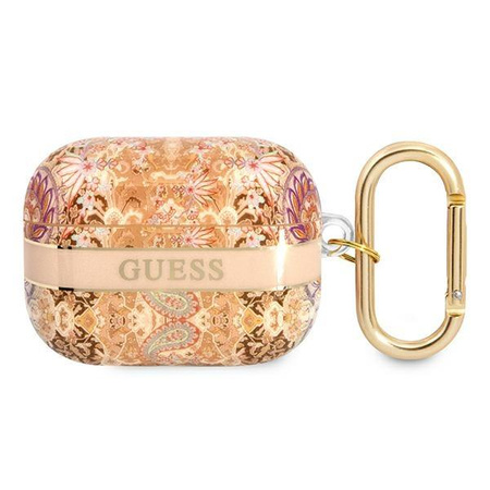 Guess Paisley - Airpods Pro Etui Case (Gold)