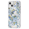 Rifle Paper Clear MagSafe - iPhone 14 Case (Garden Party Blue)