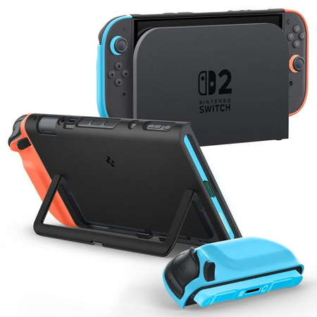 ETUI DO NINTENDO SWITCH 2 SPIGEN NANO ORYGINALNE CZARNE CASE NA KONSOLĘ