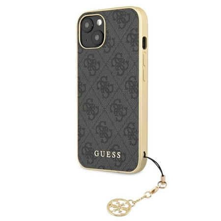 Guess 4G Charms Collection - iPhone 13 mini case (gray)