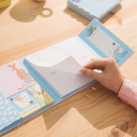 Mumínci - Týdenní plánovač A4 s lepícími bločky