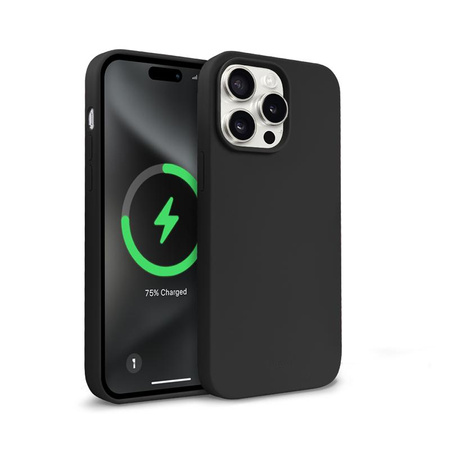 Crong Color Cover Magnetic - iPhone 15 Pro MagSafe Case (black)