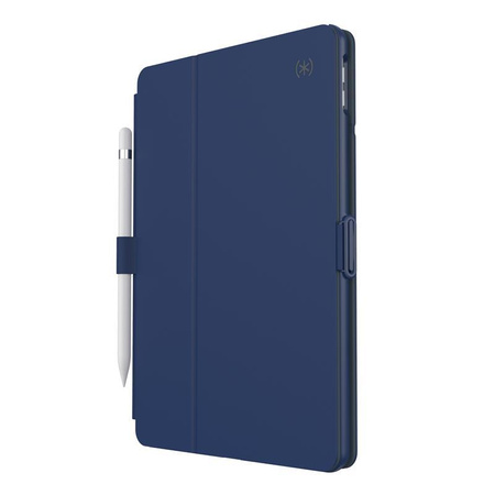 Speck Balance Folio - iPad 10.2" 9 (2021) / 8 (2020) / 7 (2019) tok MICROBAN bevonattal (Coastal Blue/Charcoal Grey)