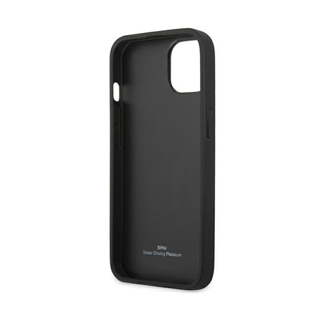 BMW Leather Curve Perforate HC - Etui iPhone 13 (rouge)