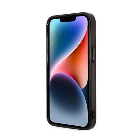 Karl Lagerfeld Gradient Ikonik Karl & Choupette - Coque pour iPhone 14 Plus (noir)