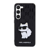 Karl Lagerfeld NFT Saffiano Monogram Choupette - pouzdro pro Samsung Galaxy S23+ (černé)