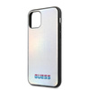 Guess Iridescent - pouzdro pro iPhone 11 Pro Max (stříbrné)