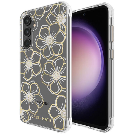 Case-Mate Floral Gems - Tasche Samsung Galaxy S23 FE 5G (Gold)