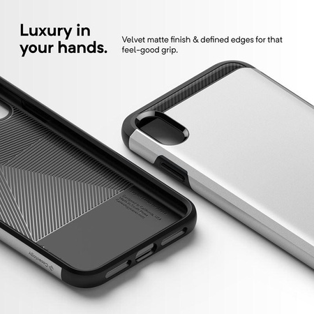 Caseology Legion Case for iPhone Xs Max (Silver)