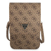 Peněženka Guess 4G Triangle Logo Phone Bag - taška na chytrý telefon a příslušenství (hnědá)