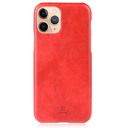 Crong Essential Cover - Coque pour iPhone 11 Pro Max (rouge)