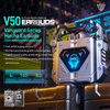 WEKOME V50 Vanguard sorozat - V5.3 TWS vezeték nélküli Bluetooth fejhallgató töltőtokkal (Tarnish)