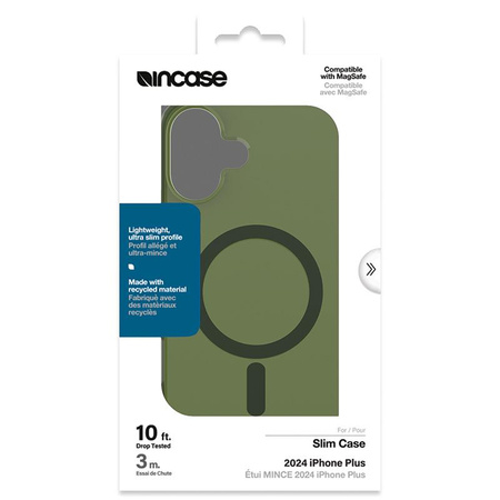 Incase Slim Case MagSafe - iPhone 16 Plus tok (Highland Green)