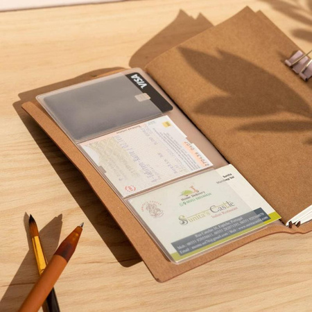 Harry Potter - Carnet de voyage en cuir 12x19.6 cm (Marron)