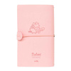 Pusheen - B6 leather travel notebook (Pink)
