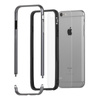 Moshi iGlaze Luxe - Hülle mit Aluminiumrahmen iPhone 6s Plus / iPhone 6 Plus (Titanium Grey)