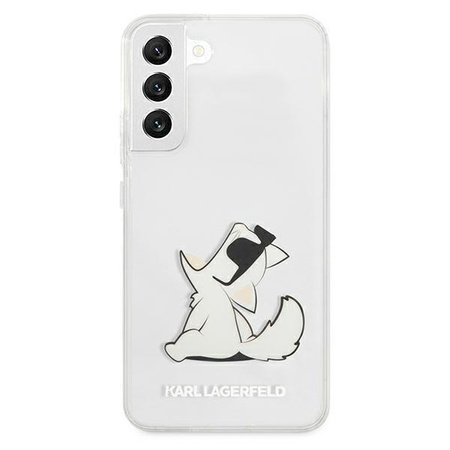 Karl Lagerfeld Choupette Fun - Samsung Galaxy S22 tok (átlátszó)