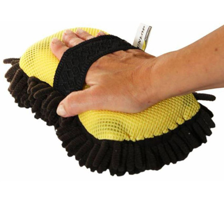Gąbka do Mycia Samochodu z Mikrofibry Dwustronna 2w1 Dunlop 26x16 cm