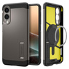Spigen Tough Armor MagSafe - étui pour Samsung Galaxy S25 Edge (Gunmetal)