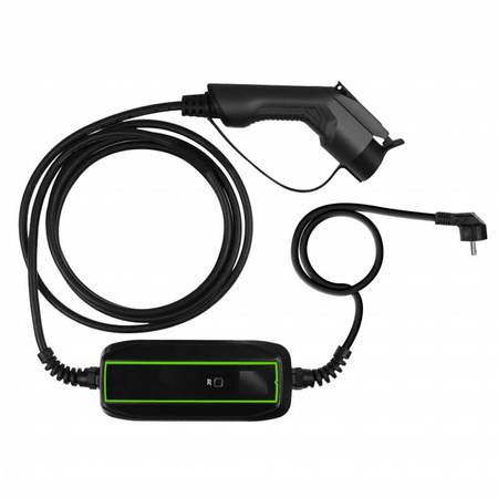 Green Cell - GC EV PowerCable 3.6kW Schuko - Typ 1 mobiles Ladegerät zum Laden von Elektroautos und Plug-in-Hybriden