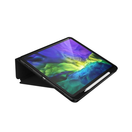 Speck Presidio Pro Folio - pouzdro pro iPad Pro 11" (2021 / 2018) / iPad Air 4 10,9" (2020) s povrchovou úpravou MICROBAN, magnetem a stojánkem (černé)