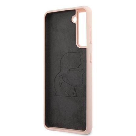 Karl Lagerfeld Fullbody Silicone Iconic - Etui Samsung Galaxy S21 + (Różowy)