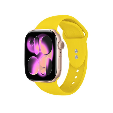 Crong Liquid - Armband für Apple Watch 38/40/41/42 mm (gelb)