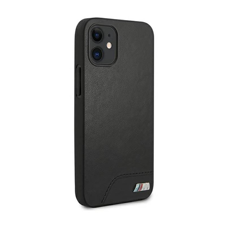 BMW Smooth PU Leather - Case for iPhone 12 mini (Black)