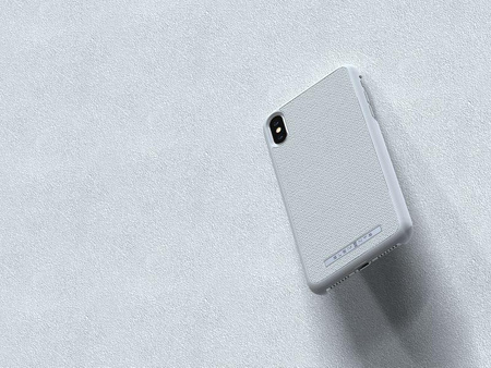 Nordic Elements Original Idun - Materialhülle für iPhone Xs Max (Hellgrau)