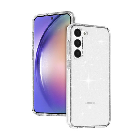 Etui Crong Glitter - Etui Samsung Galaxy A54 5G (Transparent)