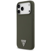 Guess Silicone Triangle Logo MagSafe - Case iPhone 17 Pro Max (khaki)