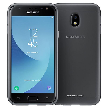 Samsung Jelly Cover - Étui Samsung Galaxy J3 (2017) (noir)