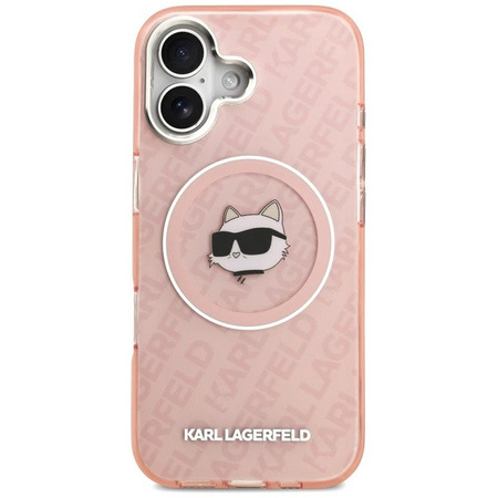 ETUI DO IPHONE 17 do MAGSAFE KARL LAGERFELD ORYGINALNE RÓŻOWE MODNE