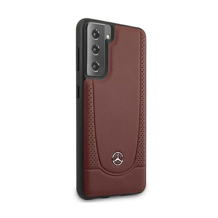 Mercedes Leather Urban Line - tok Samsung Galaxy S21+ (piros)