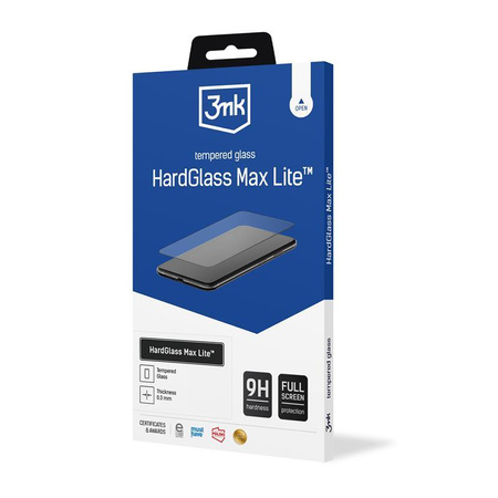 3mk HardGlass Max Lite - Gehärtetes Glas für Motorola Moto G55 5G (Schwarz)