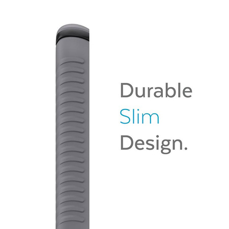 Speck Presidio2 Grip - Étui pour Samsung Galaxy S22 avec revêtement MICROBAN (Gris graphite/Noir)