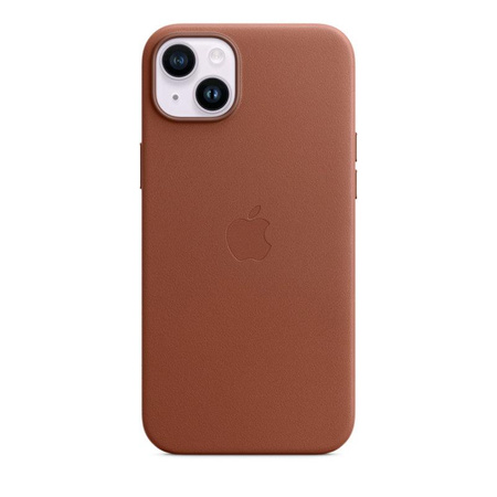 Apple Ledertasche - Ledertasche mit MagSafe für iPhone 14 Plus (umbra)