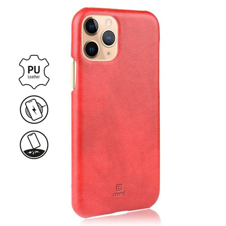 Crong Essential Cover - Coque pour iPhone 11 Pro (rouge)